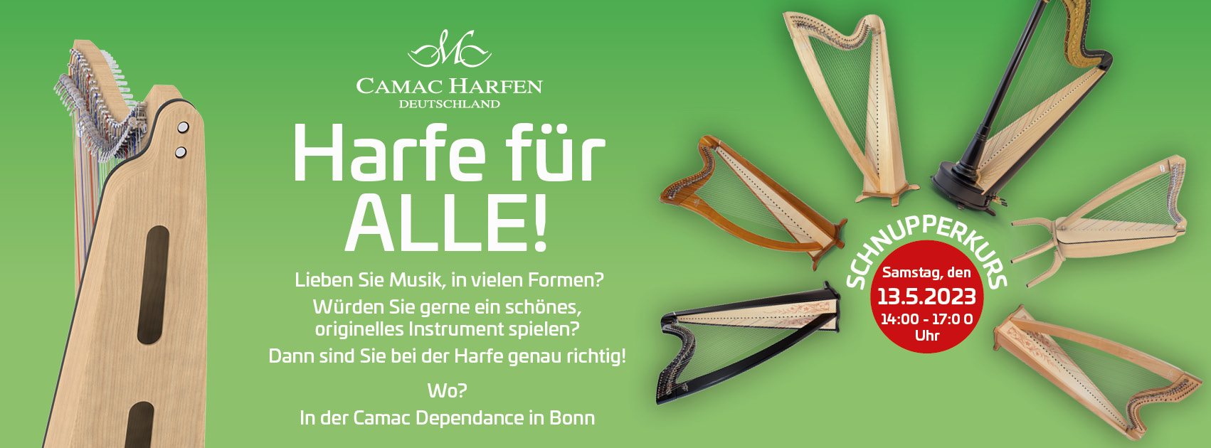 Aktuelles Camac Harfen Deutschland